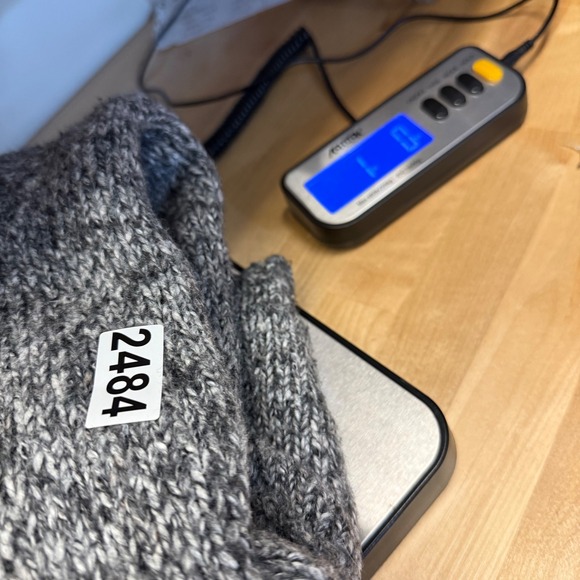 J. Jill Pure‎ Jill Tunic Sweater Raglan Sleeve Gray Speckled Large Cotton Blend - Picture 9 of 9